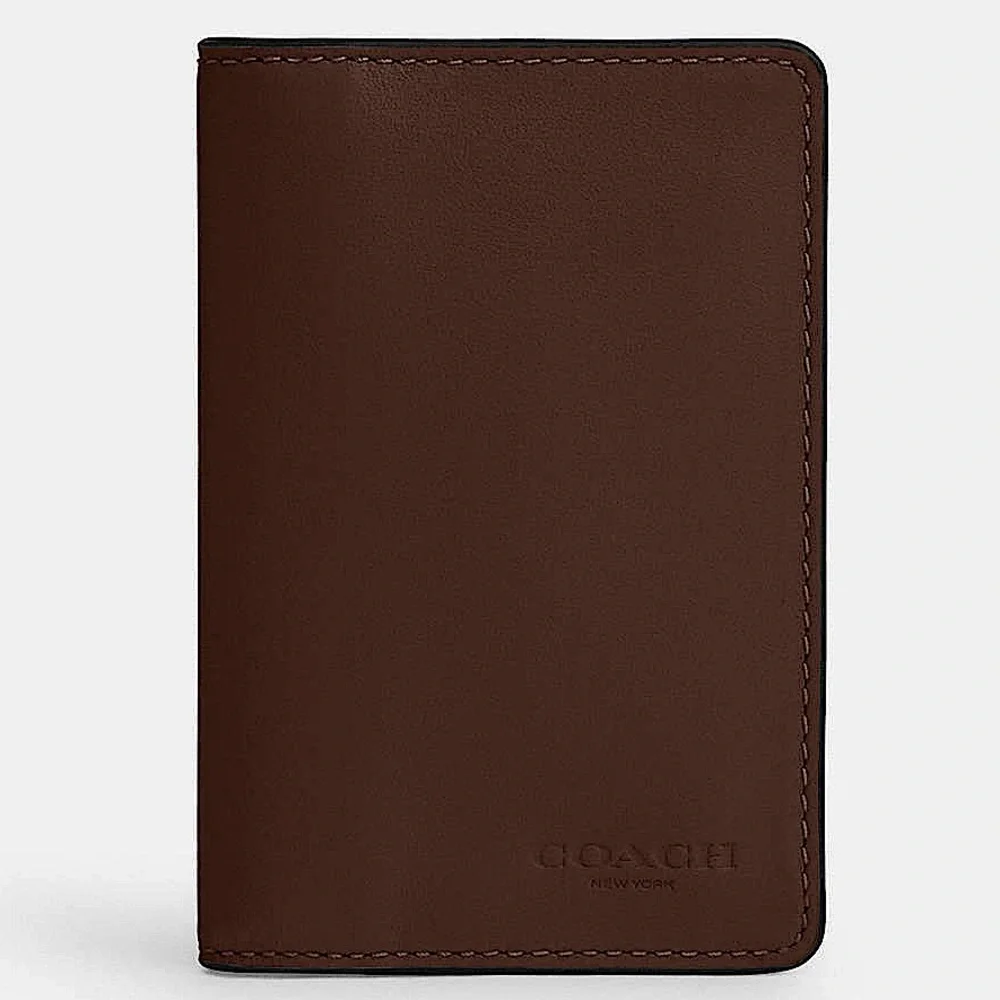 NWT COACH LEATHER ID CARD WALLET - Picture 1 of 12